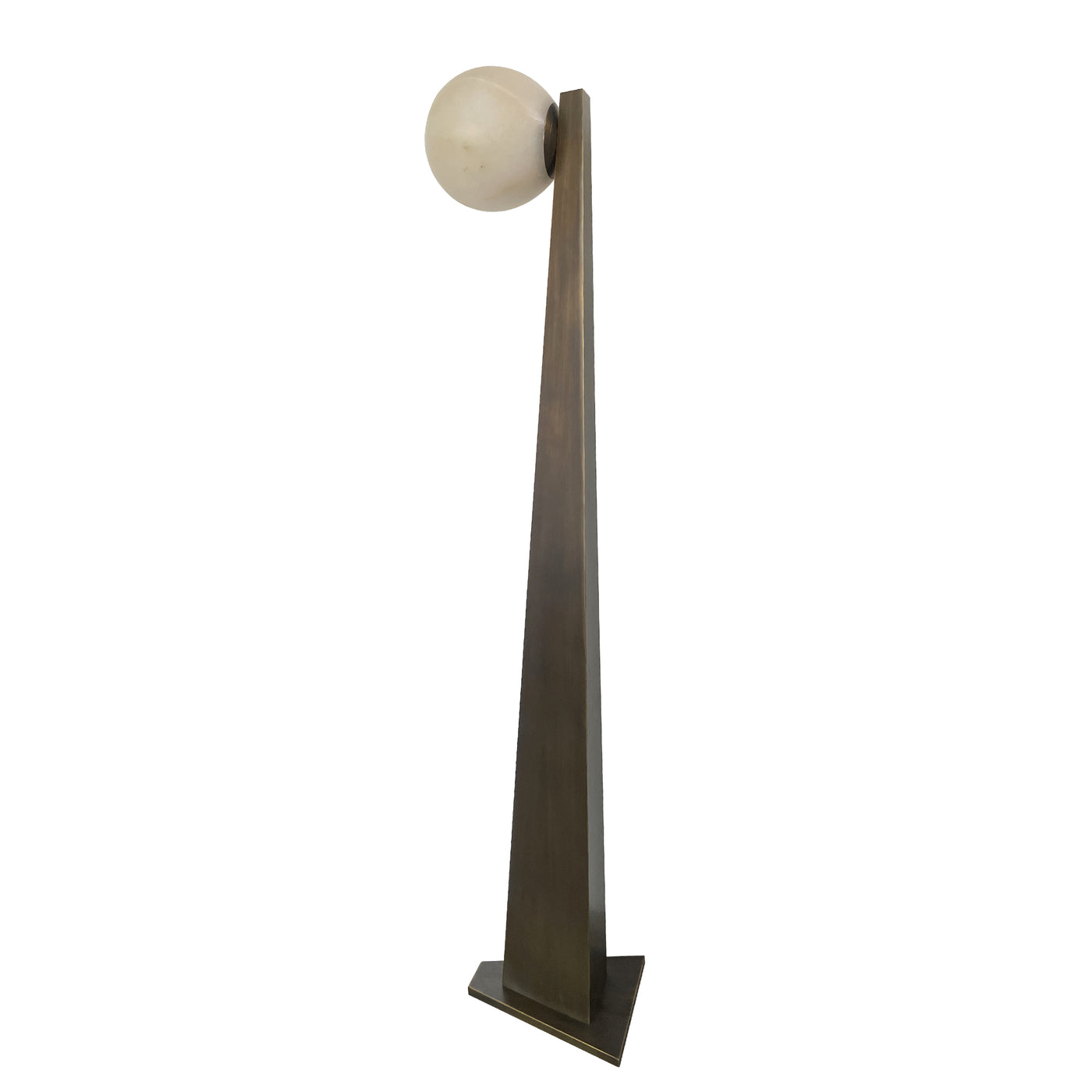 Geometric Alabaster Floor Lamp