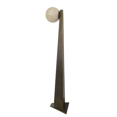 Geometric Alabaster Floor Lamp