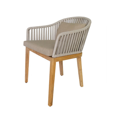 Delos Teak Dining Armchair