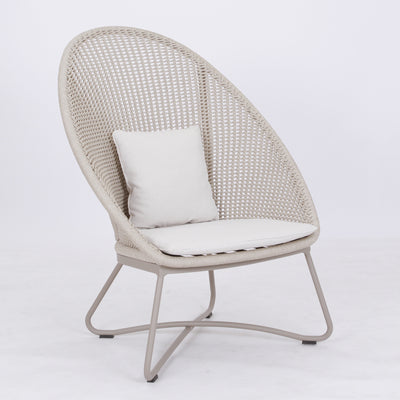 Malibu Alu Lounge Chair High Back