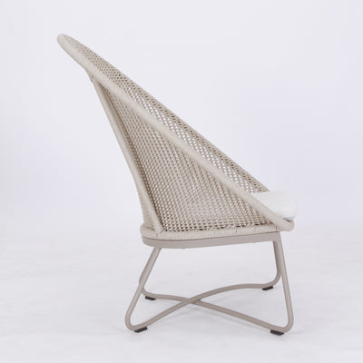 Malibu Alu Lounge Chair High Back