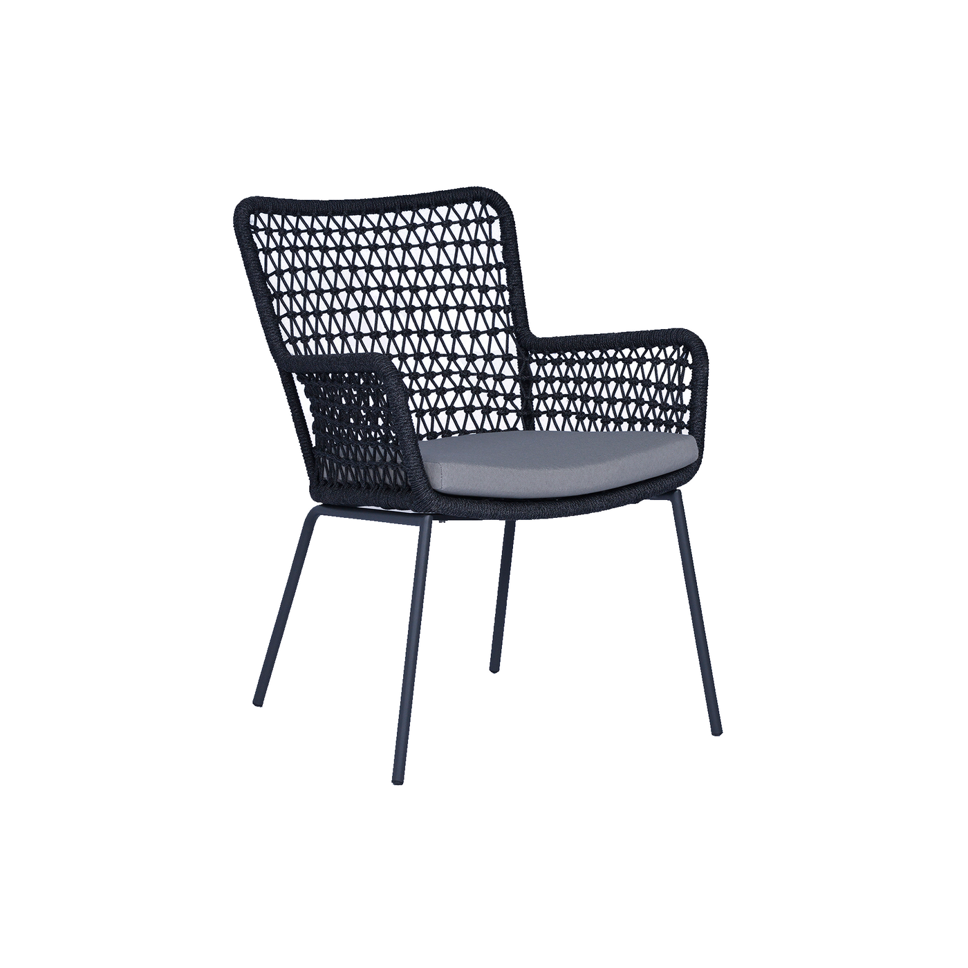 Santorini Steel Dining Arm Chair
